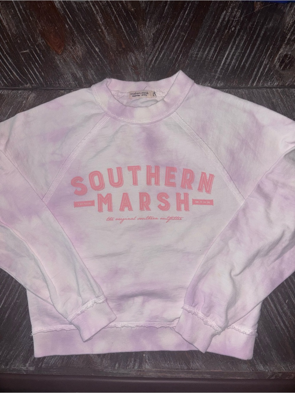 Sweater weather!! Southern Marsh Lavender Pink Tie-Dye Crewneck Sweatshirt